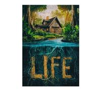 Hard Jigsaw Puzzle for Adults 38x26cm/1000pcs Tree Is Life Puzzles for Adults Brain Teaser Game Wall Art Birthday Present, Gifts, 38x26cm/1000pcs