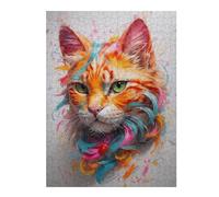 Hard Jigsaw Puzzle for Adults 500 PCS Abstract Ethereal Whiskers Jigsaws for Adults Hands-on Game A Work of Art Great Gift for Gaming 500 PCS