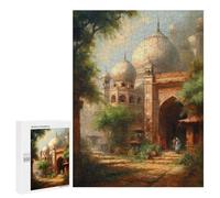 Hard Jigsaw Puzzle for Adults 500 PCS Agra Charm India Puzzle for Adults Relax Games Difficult Challenge Challenging To Complete 500 PCS