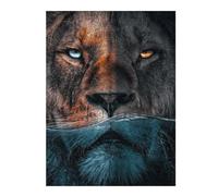 Hard Jigsaw Puzzle for Adults 500 PCS Badass Lion Jigsaws for Adults Hands-on Game A Work of Art Great Gift for Gaming 500 PCS