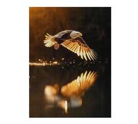 Hard Jigsaw Puzzle for Adults 500 PCS Beautiful Magical Eagle Jigsaws for Adults Hands-on Game A Work of Art Great Gift for Gaming 500 PCS