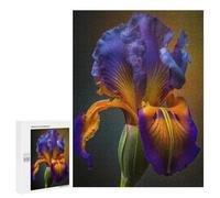 Hard Jigsaw Puzzle for Adults 500 PCS Blooming Iris Puzzle for Adults Brain Teaser Game Birthday Present Birthday Present, Gifts, 500 PCS