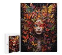 Hard Jigsaw Puzzle for Adults 500 PCS Butterflies 2 Puzzle for Adults Relax Games Difficult Challenge Challenging To Complete 500 PCS