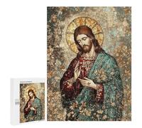 Hard Jigsaw Puzzle for Adults 500 PCS Christian Iconography Art Print Puzzles for Teenagers But Fun And Humorous Challenging To Complete Stress Reduction Gifts 500 PCS
