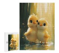Hard Jigsaw Puzzle for Adults 500 PCS Cute Baby Chicks Puzzle for Adults Relax Games Difficult Challenge Challenging To Complete 500 PCS