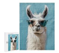 Hard Jigsaw Puzzle for Adults 500 PCS Cute Llama Art Puzzle for Adults Brain Teaser Game Birthday Present Birthday Present, Gifts, 500 PCS