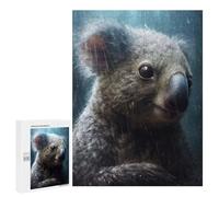 Hard Jigsaw Puzzle for Adults 500 PCS Cute Wet Koala Puzzle for Adults Relax Games Difficult Challenge Challenging To Complete 500 PCS