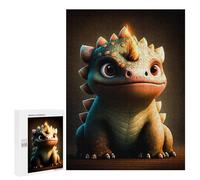 Hard Jigsaw Puzzle for Adults 500 PCS Flame-Headed Dino Friend Puzzle for Adults Relax Games Difficult Challenge Challenging To Complete 500 PCS