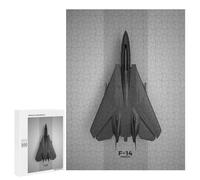 Hard Jigsaw Puzzle for Adults 500 PCS Grumman F14 Tomcat Puzzle for Adults Relax Games Difficult Challenge Challenging To Complete 500 PCS