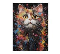 Hard Jigsaw Puzzle for Adults 500 PCS Kitty No 8 Adult Jigsaw Puzzle Hands-on Game Perfect Decoration Great Gift for Gaming 500 PCS