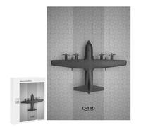 Hard Jigsaw Puzzle for Adults 500 PCS Lockheed C130 Hercules Puzzle for Adults Relax Games Difficult Challenge Challenging To Complete 500 PCS