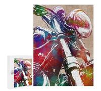 Hard Jigsaw Puzzle for Adults 500 PCS Motor Sport Art 2 Puzzle for Adults Relax Games Difficult Challenge Challenging To Complete 500 PCS