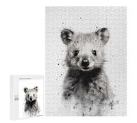 Hard Jigsaw Puzzle for Adults 500 PCS Quokka Ink Art Puzzle for Adults Relax Games Difficult Challenge Challenging To Complete 500 PCS