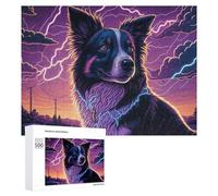 Hard Jigsaw Puzzle for Adults 500 PCS Thundering Canine Adventure Puzzle for Adults Brain Teaser Game Birthday Present Birthday Present, Gifts, 500 PCS