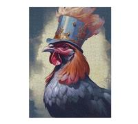 Hard Jigsaw Puzzle for Adults 52x38cm/1000pcs Chicken Engaging Jigsaw Puzzle Toy Wall Decor Pattern Assembly Great Gift for Gaming 52x38cm/1000pcs