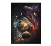 Hard Jigsaw Puzzle for Adults 52x38cm/1000pcs Cosmic Odyssey Puzzles for Adults Brain Teaser Game Wall Art Birthday Present, Gifts, 52x38cm/1000pcs