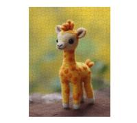 Hard Jigsaw Puzzle for Adults 52x38cm/1000pcs Cute Giraffe Baby Giraffes Puzzles for Adults Brain Teaser Game Wall Art Birthday Present, Gifts, 52x38cm/1000pcs