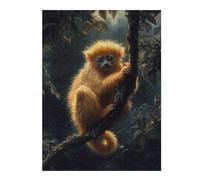 Hard Jigsaw Puzzle for Adults 52x38cm/1000pcs Golden Monkey in Jungle Jigsaw Puzzle Toy Wall Decor Pattern Assembly Great Gift for Gaming 52x38cm/1000pcs