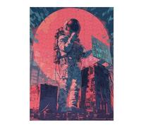 Hard Jigsaw Puzzle for Adults 52x38cm/1000pcs Laboratory Astronaut Puzzles for Adults Brain Teaser Game Wall Art Birthday Present, Gifts, 52x38cm/1000pcs