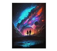 Hard Jigsaw Puzzle for Adults 52x38cm/1000pcs Love Among The Stars Puzzles for Adults Brain Teaser Game Wall Art Birthday Present, Gifts, 52x38cm/1000pcs