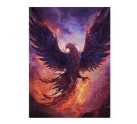 Hard Jigsaw Puzzle for Adults 52x38cm/1000pcs Mystical Phoenix Bird Adult Jigsaw Brain Teaser Game Hand Speed Race Great Gift for Gaming 52x38cm/1000pcs