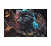 Hard Jigsaw Puzzle for Adults 75x50cm/1000pcs Enchanted Forest Whiskers -1 Puzzles for Adults Toy Wall Decor Hand Speed Race Educational Challenge 75x50cm/1000pcs