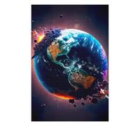 Hard Jigsaw Puzzle for Adults 75x50cm/1000pcs End of World Puzzles for Adults Brain Teaser Game Wall Art Birthday Present, Gifts, 75x50cm/1000pcs