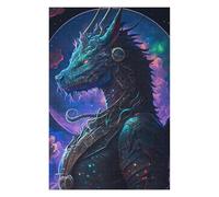 Hard Jigsaw Puzzle for Adults 75x50cm/1000pcs Galactic Dragon Armor Puzzles for Adults Toy Wall Decor Hand Speed Race Educational Challenge 75x50cm/1000pcs