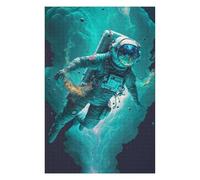 Hard Jigsaw Puzzle for Adults 75x50cm/1000pcs Into The Void Puzzles for Adults Brain Teaser Game Wall Art Birthday Present, Gifts, 75x50cm/1000pcs