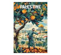 Hard Jigsaw Puzzle for Adults 75x50cm/1000pcs Palestine Oranges Cubism Adult Jigsaw Brain Teaser Game Hand Speed Race Great Gift for Gaming 75x50cm/1000pcs
