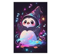 Hard Jigsaw Puzzle for Adults 75x50cm/1000pcs Penguin Musical Wizard Teenagers Puzzles DIY Toys Difficult Hard Great Gift for Gaming 75x50cm/1000pcs