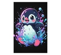 Hard Jigsaw Puzzle for Adults 75x50cm/1000pcs Penguin Splash Teenagers Puzzles DIY Toys Difficult Hard Great Gift for Gaming 75x50cm/1000pcs