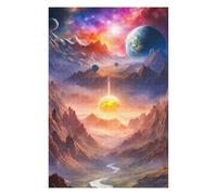 Hard Jigsaw Puzzle for Adults 75x50cm/1000pcs Small Star Puzzles for Adults Brain Teaser Game Wall Art Birthday Present, Gifts, 75x50cm/1000pcs