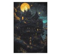 Hard Jigsaw Puzzle for Adults 75x50cm/1000pcs Spooky in The Forest Teenagers Puzzles DIY Toys Difficult Hard Great Gift for Gaming 75x50cm/1000pcs