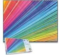 Hard Jigsaw Puzzles For Adults - Impuzzibles Paper Rainbow - 1000 Piece Hardest Jigsaw Puzzle - 66 X 50cm - Colorful, Bold, Rainbow Jigsaw Puzzle For Adults