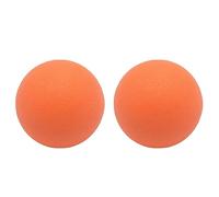 Hard Lacrosse Massage Ball Pack of 2. Firm Trigger Point Ball for Yoga Physical Therapy Myofascial Release Muscle Relaxer Acupoint Massage