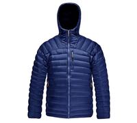 HARD LAND Men's Down Jacket Packable Puffer Jacket Water Resistant Hooded Insulated Lightweight Outdoor Down Jacket Royal Blue Size XXXL