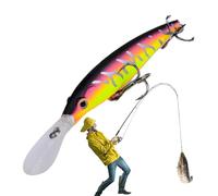 Hard Lure - Bass Fishing Lures, Swim Baits Lures For Bass | Multi Purpose Fishing Stuff, Lure Bait For Wide Range Of Waters, Floating Minnow Bionic Lure Fake Fish Bait Fishing Gear (4.92in)