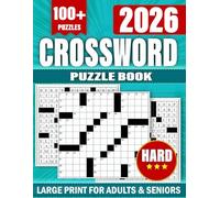 Hard Mastermind Crossword puzzle book Quest 2026: Brain Stormer Crosswords 2026