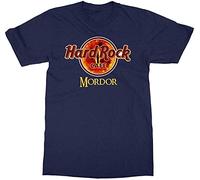 Hard Mordor Cafe Rock Men's T-Shirt~ Men T-Shirt Navy Blue