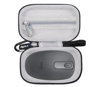 Hard Mouse Case for Logitech M196/ M317/ M325 for TECKNET Quiet Silent Wireless Mouse, Universal Hard Shell Storage Case (Black)