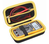 Hard Multimeter Case for Fluke 117 115 116 114- Hard Travel Protective Carrying Storage Bag, Box Only (Yellow&Black)