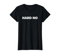 Hard No Value Graphic T-Shirt, Women, Black, L