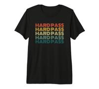 Hard Pass Funny Saying Statement Humor Sarcastic Joke Retro Premium T-Shirt