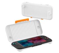 Hard PC Travel Case for Switch 2, Ultra Thin Protective Cover with Anti-Slip Matte Finish and Reserved Charging Port for Portable Gaming Console Accessories (White)