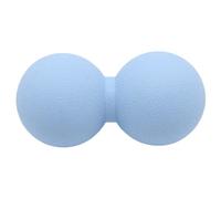Hard Peanut Massage Ball, Double Lacrosse Massage Ball. Deep Tissue Massage Roller Mobility Ball for Physical Therapy Myofascial Release Muscle Relaxer Acupoint Massage (Blue)