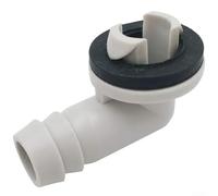 Hard Plastic Air Conditioner Drain Hose Connector Elbow Fitting With Rubber O Ring Seal For Window And Wall Ac Units Anti Leak Kit 4 Pcs(1pc)