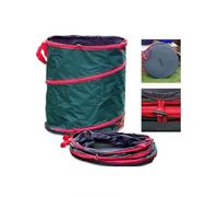 Hard Plastic Base Pop Up Garden Tidy Rubbish Bag With Handles - 55cm Diameter x 69cm High - Easy to Fold Away - Drainage Holes In Base
