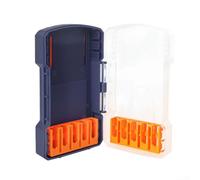 Hard Plastic Drill Bit Organizer Case For Hex Shanks(blue)