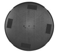 Hard Plastic Trowelling Plate, Cement Mortar Trowel Tool, Self - Adhesive Smoothing Machine Wiper for Wall Concrete, 14.8in Diameter with Strong Adhesion, Perfect Replacement for O